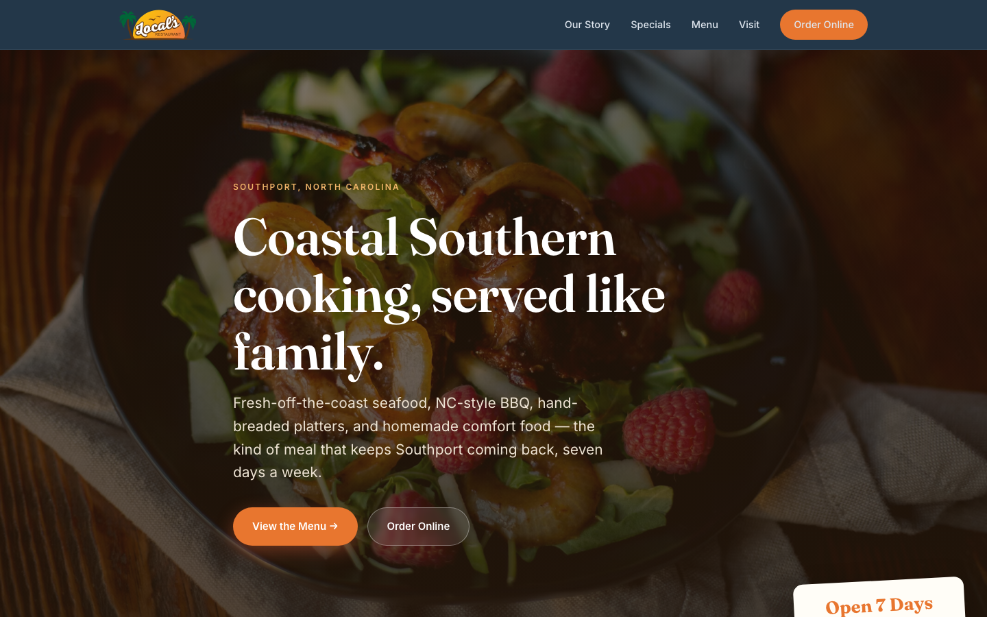 Restaurant redesign